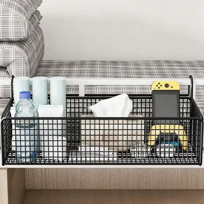 Panier de rangement suspendu pour lit