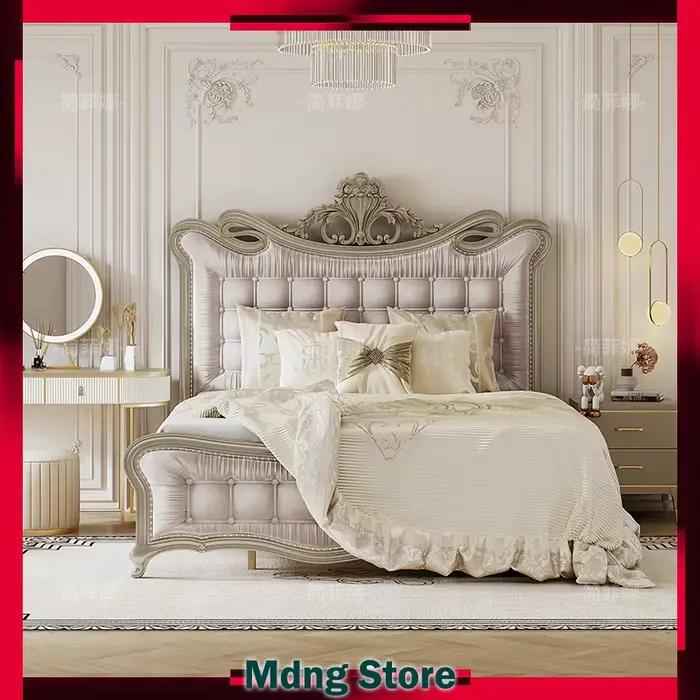 Lecture lit Double luxe nordique jambes couchage Table d'appoint lit salon enfants cadre Muebles Para dortoir chambre meubles