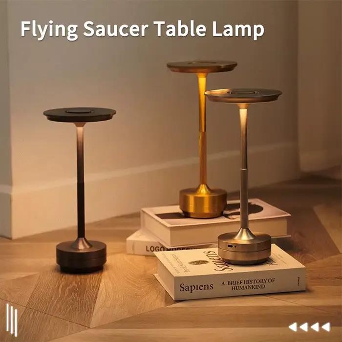 Lampe de table sans fil pour chambre à coucher, lampe tactile rechargeable par USB, lampe bougie créative, décoration de chambre, lampe de bureau