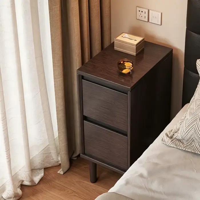 Table de chevet nordique, armoire de rangement pour la maison, meuble de rangement au sol pour chambre à coucher, petite commode de chevet