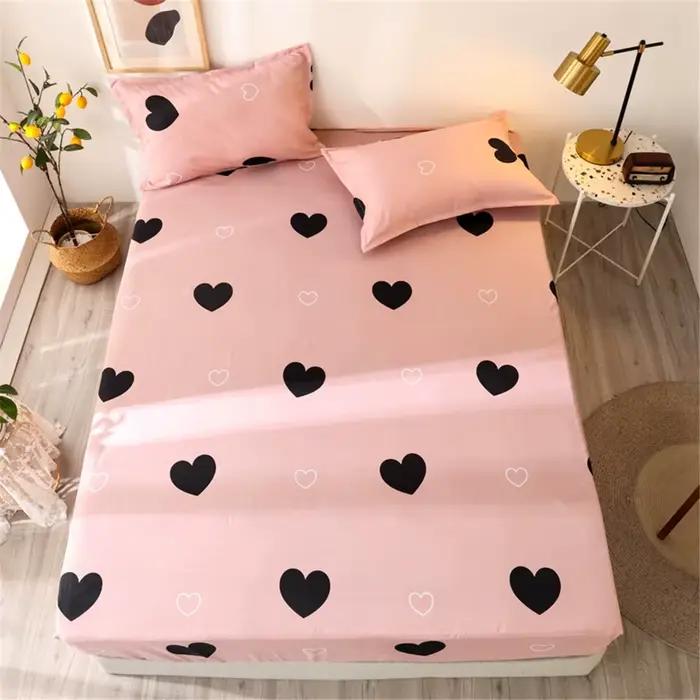 Housse de matelas imprimée pour lit, anti-poussière, protection intégrale, pour lits simples, doubles, queen et king size, 1 pièce, literie