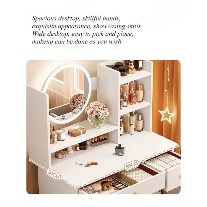 Commode de chambre à coucher moderne et simple avec rangement intégré