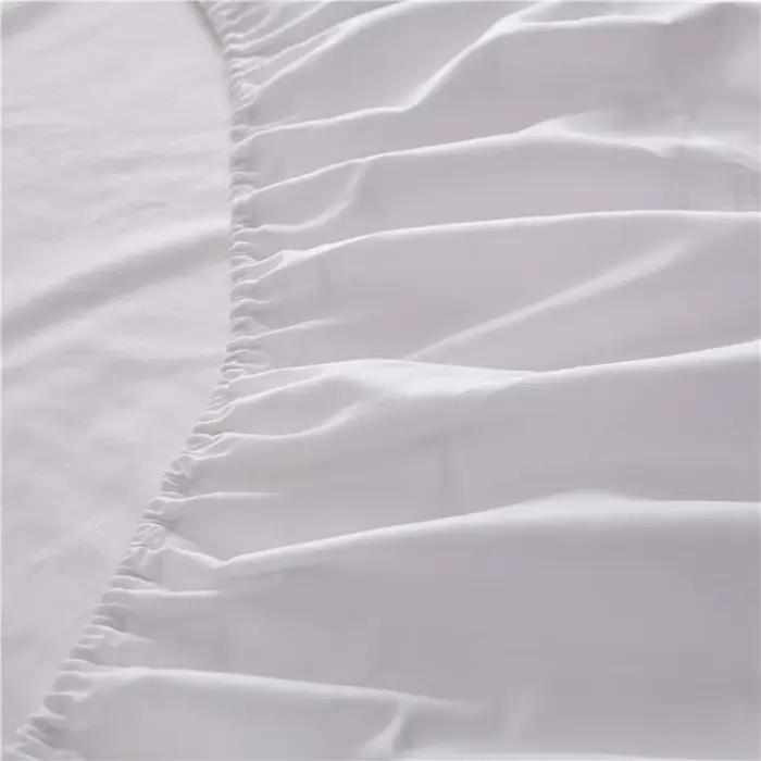 Drap-housse rond d'hôtel avec bande élastique