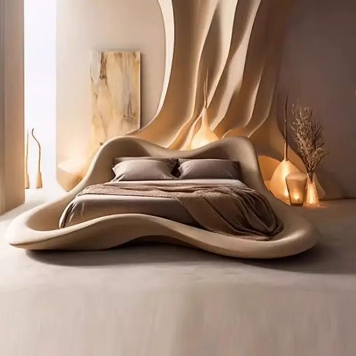 Tête de lit de rangement de luxe
