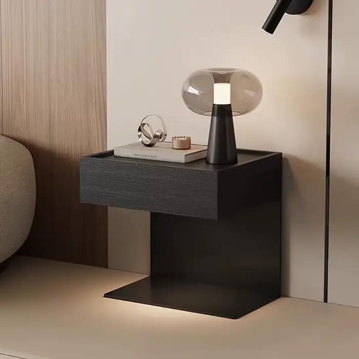 Tables de chevet esthétiques italiennes avec tiroirs