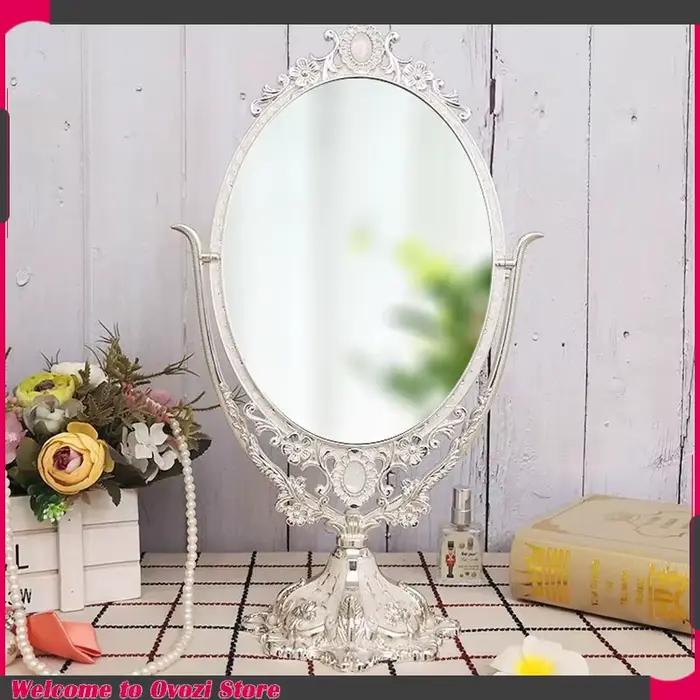 Vanité coiffeuse miroir Design créatif luxe mode filles debout minimaliste