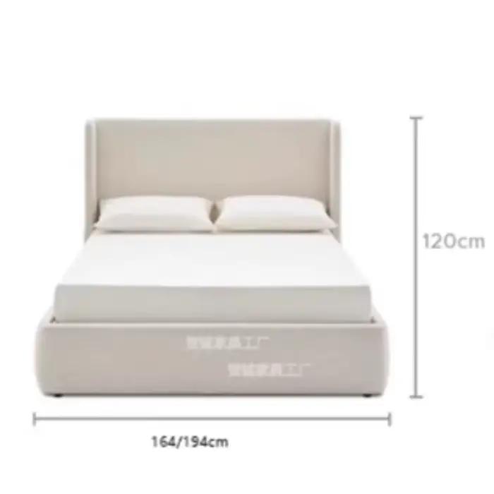 Dressing lit Double rembourré cadre Unique lit français chambre dormir Queen Size Mobili Per La Casa accessoires de maison
