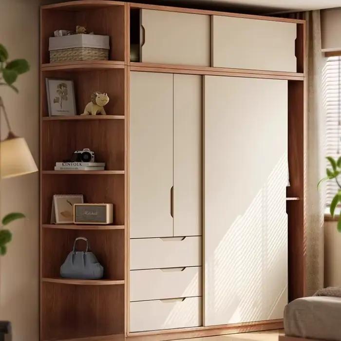 Armoire en bois pour chambre à coucher
