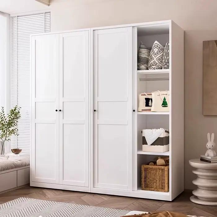 Armoire De rangement pour vêtements blancs
