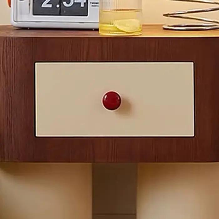 Chambre petite Table de chevet ronde qualité délicatesse