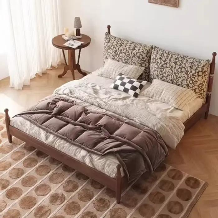 Lit esthétique 180x200cm avec cadre en bois