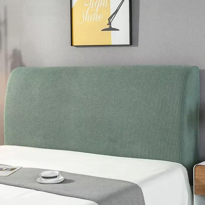 Housse de tête de lit élastique – Protecteur anti-poussière épais pour lit