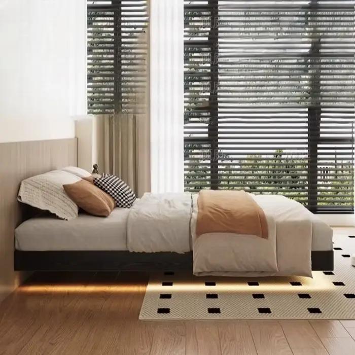 Queen Size chambre lit moderne esthétique luxe Table de chevet cadre de lit 180x200cm Muebles Para El Hogar maison accessoires