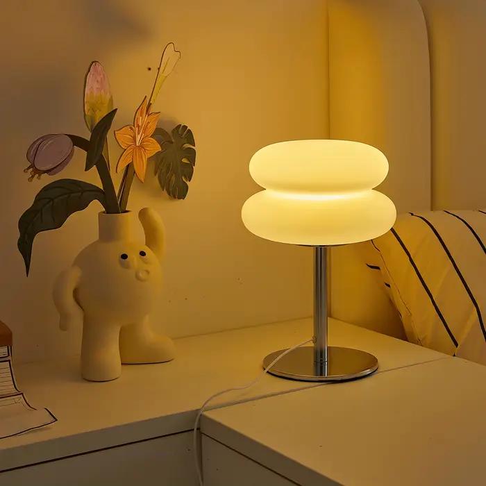 Bauhaus lampe de table abat-jour en plastique chambre chevet salon