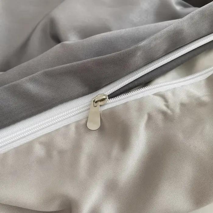 Parure de lit nordique 100 % coton avec drap, housse de couette et taie d'oreiller – Tailles simple, double, king, queen, twin
