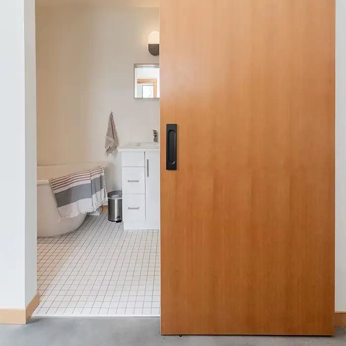 Poignée de Porte Coulissante Noire