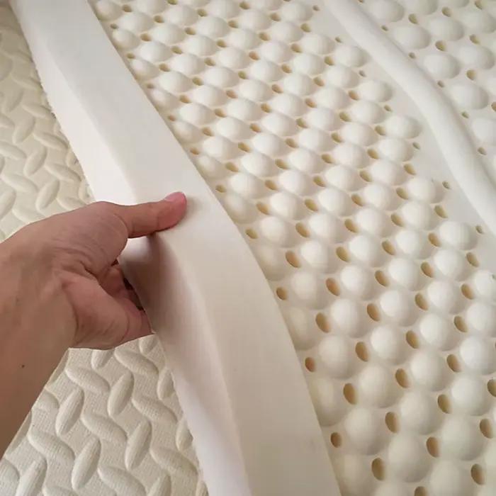 Matelas en latex royal thaïlandais, mousse à mémoire de forme, caoutchouc naturel, matelas pour la maison, coussin en caoutchouc pur avec housse, matelas en latex pliable pour chambre à coucher