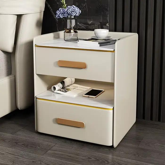 Table de chevet chic et luxueuse