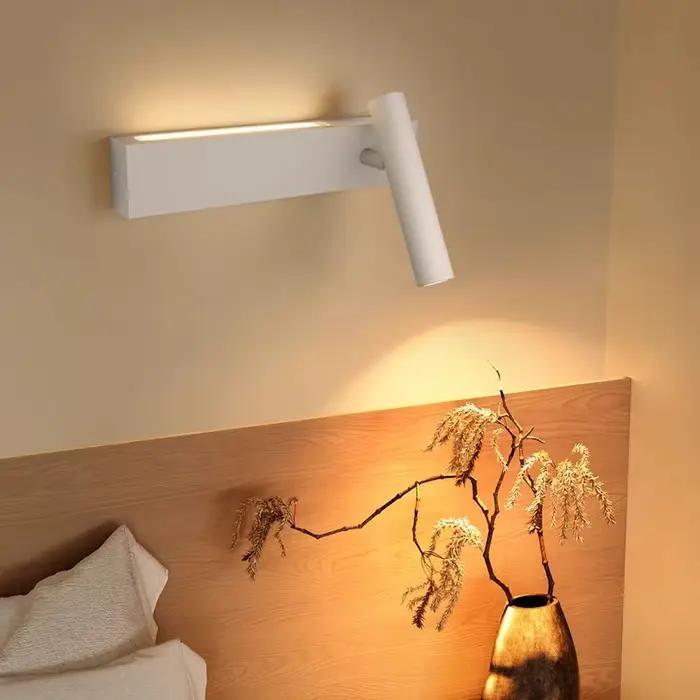 Tête de lit de chambre mur LED lumière atmosphère
