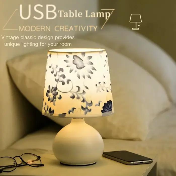 Lampe de bureau créative minimaliste USB pour chambre à coucher