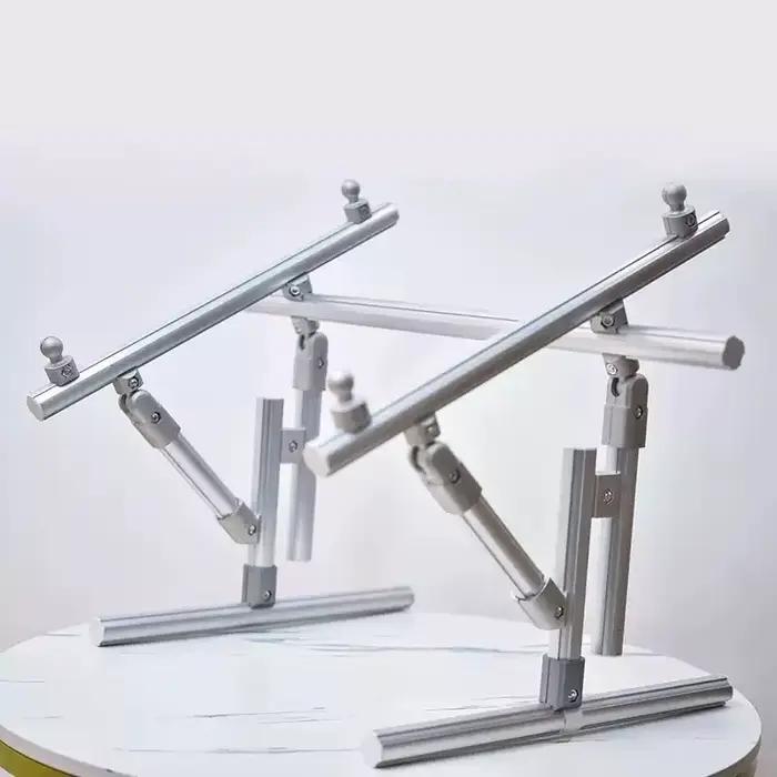Lit et bureau deux-en-un avec cadre renforcé à points croisés, cadre réglable renforcé en alliage d'aluminium avec verrouillage de type Android.