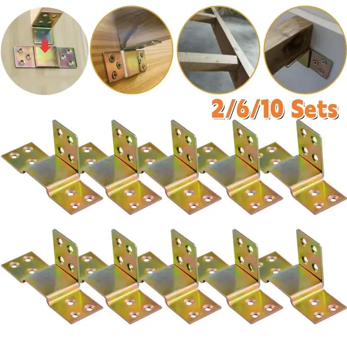 Kit de quincaillerie pour cadre de lit en bois massif robuste