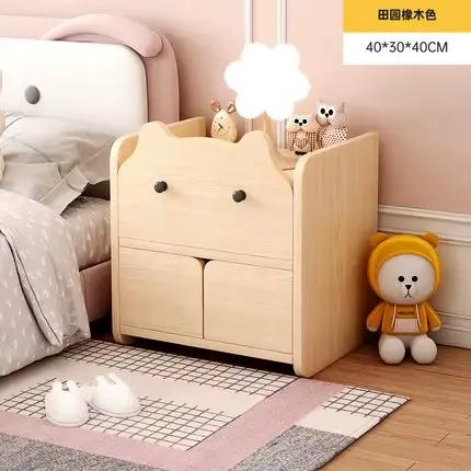 Table de chevet petite belle chambre moderne Simple armoire