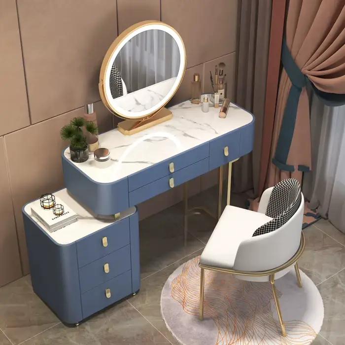 Coiffeuse miroir de vanité pour filles