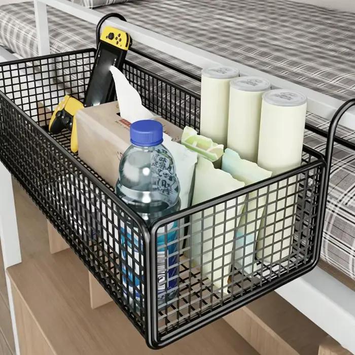 Panier de rangement suspendu pour lit