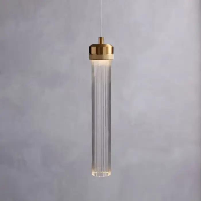 Pendentif LED lumières pour chambre chevet île suspension lampe moderne verre cuisine Restaurant décoration plafond lustres intérieur