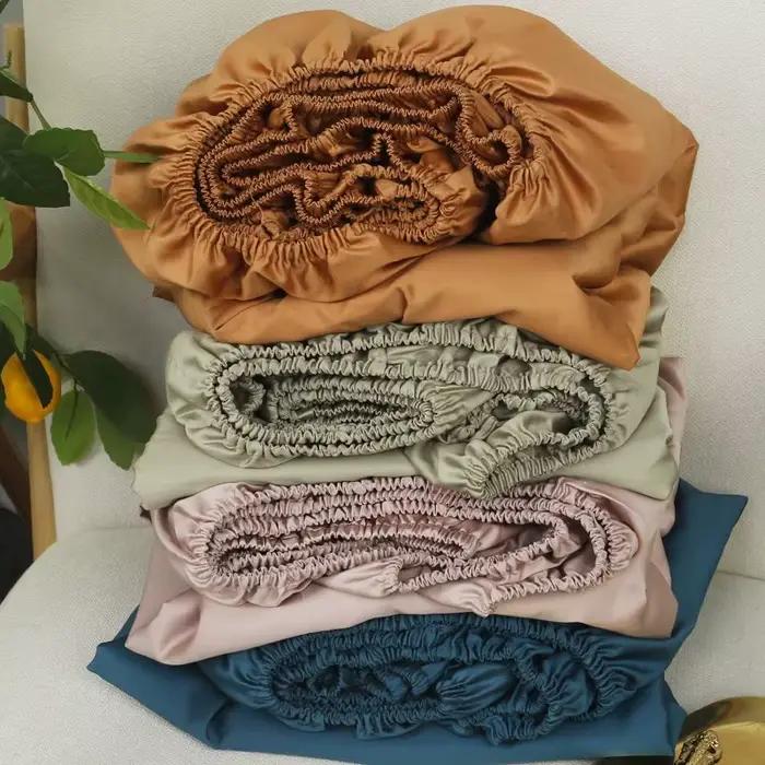Drap-housse en coton avec bande élastique