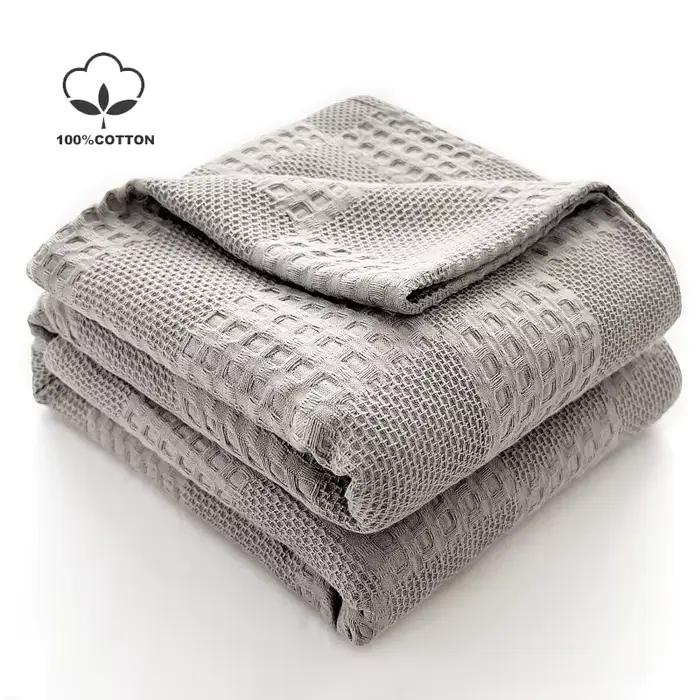 Couverture gaufrée 100% coton