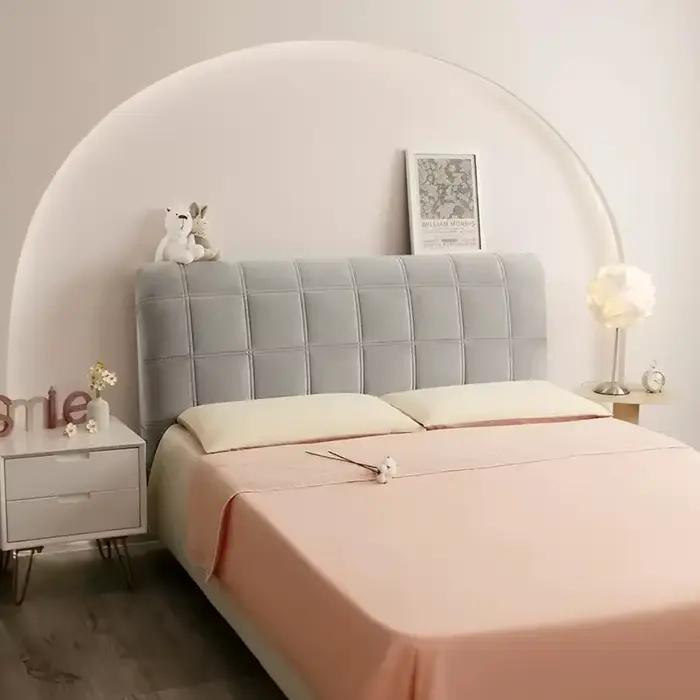 Couverture de tête de lit à carreaux de luxe