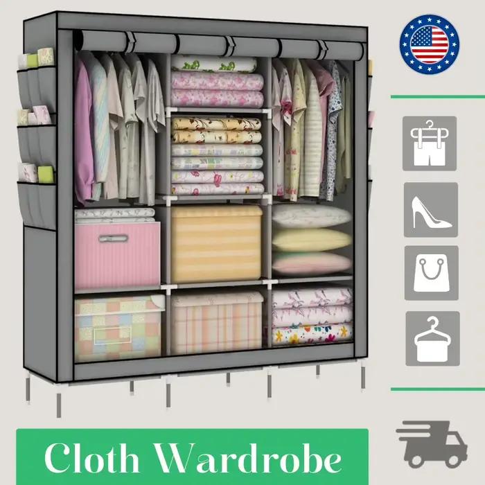 Placard armoire organisateur support de rangement Portable vêtements chaussures