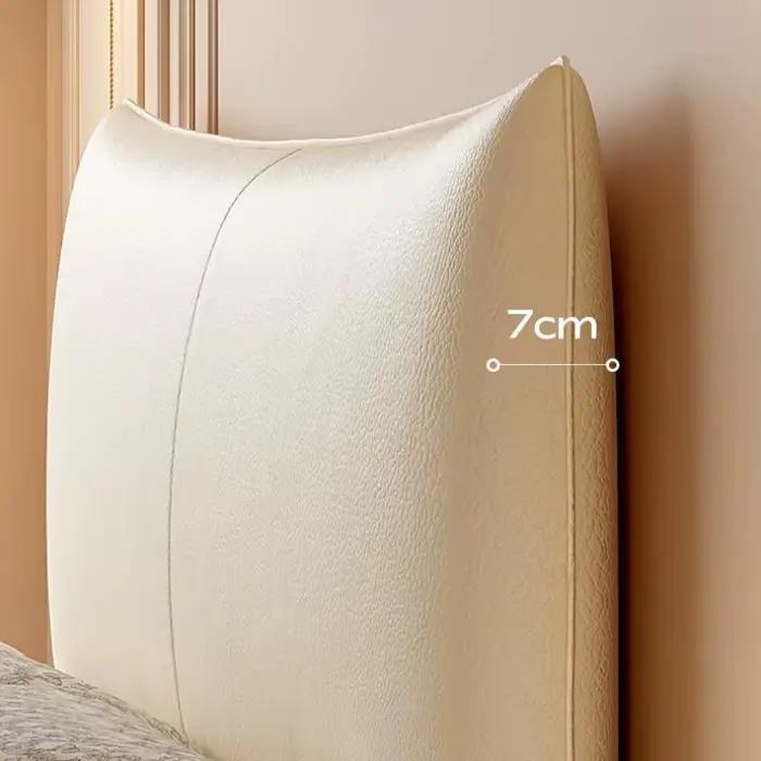 Lits de rangement en cuir, lit flottant double, lits simples modernes, lits japonais en tissu, meubles de chambre à coucher