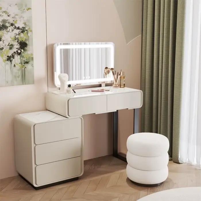 Commode de chambre à coucher en bois massif