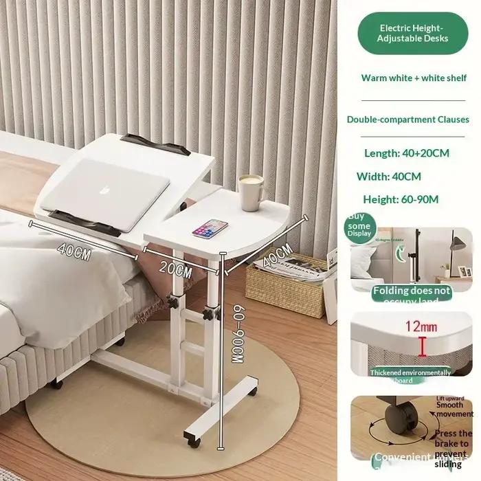 Table d'appoint mobile et pliable pour ordinateur portable