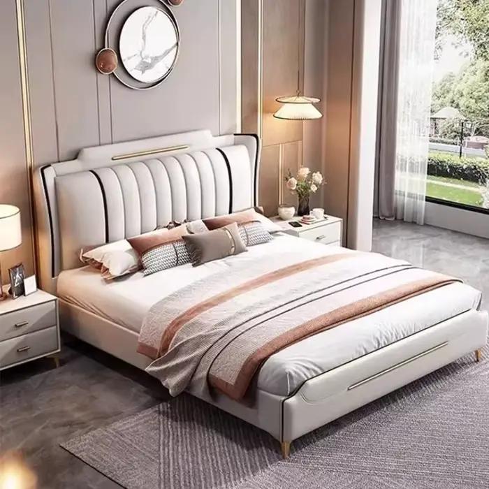 Lit De rangement sur pied chambres à coucher rembourrage De mariage lit De détente salon dormir Camas De Matrimonio dortoir accessoires De maison
