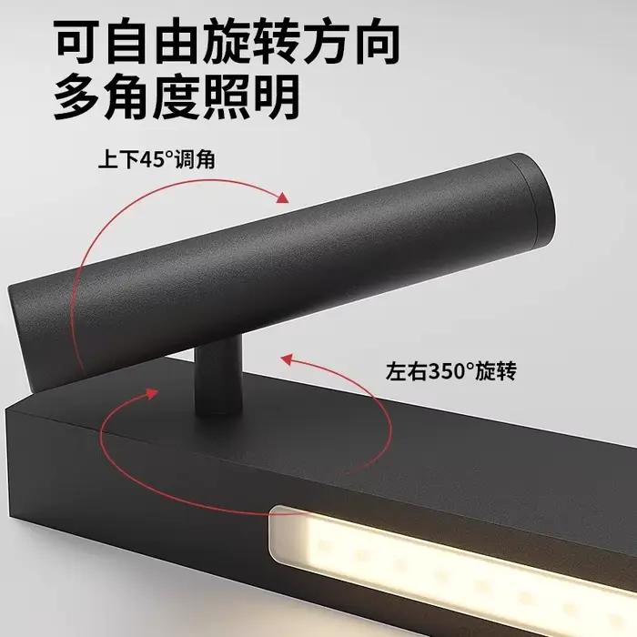 Tête de lit de chambre mur LED lumière atmosphère