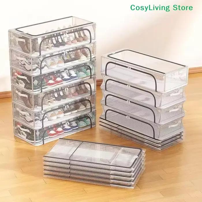[CL]Boîte de rangement transparente pour chaussures de sport et talons hauts