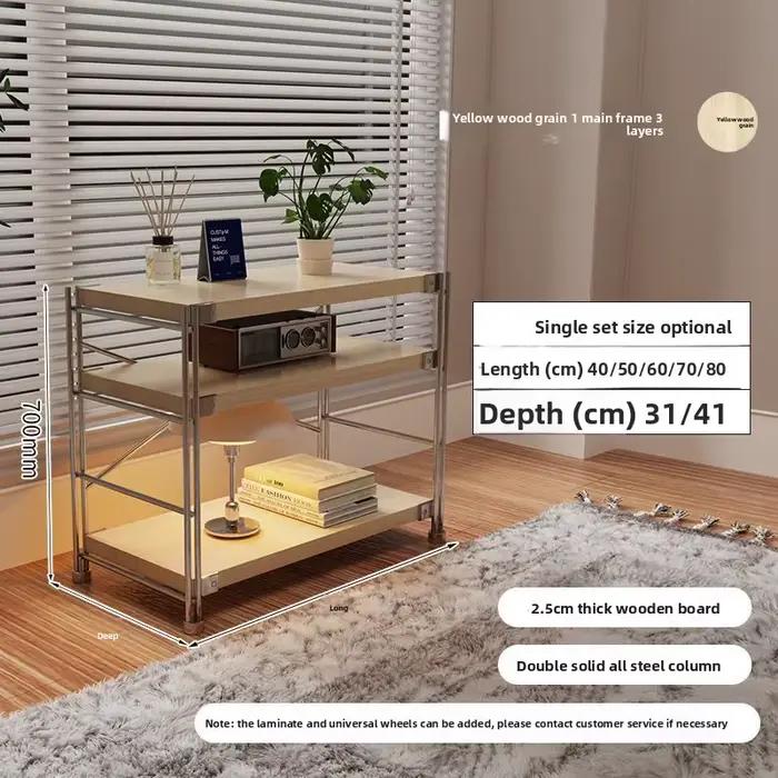 Étagère de rangement multicouche de style japonais