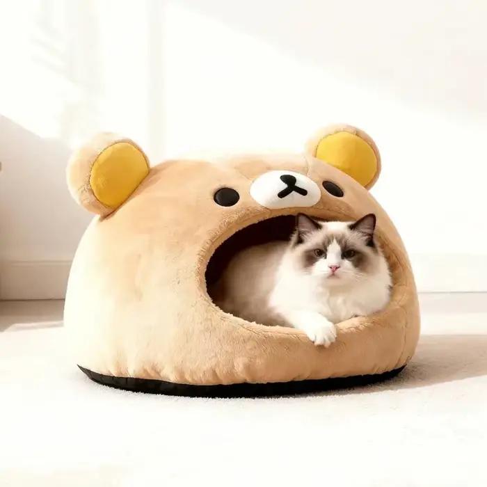 Lit pour animaux de compagnie Kawaii Rilakkuma Bear
