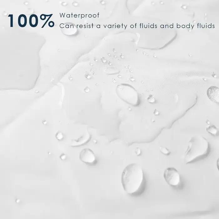 100% housse de couette imperméable literie reine roi housses