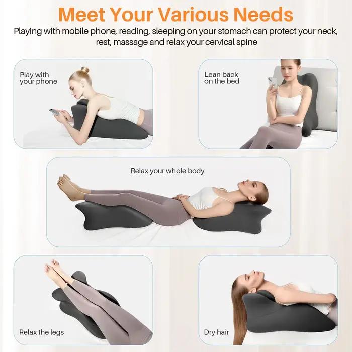 Oreiller ergonomique en mousse à mémoire de forme