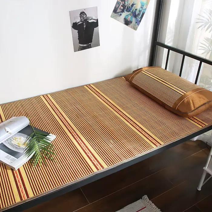 Matelas double face en bambou pour lit d'été