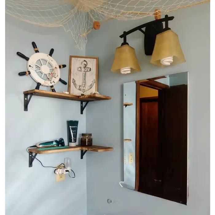 Étagère d'angle personnalisée