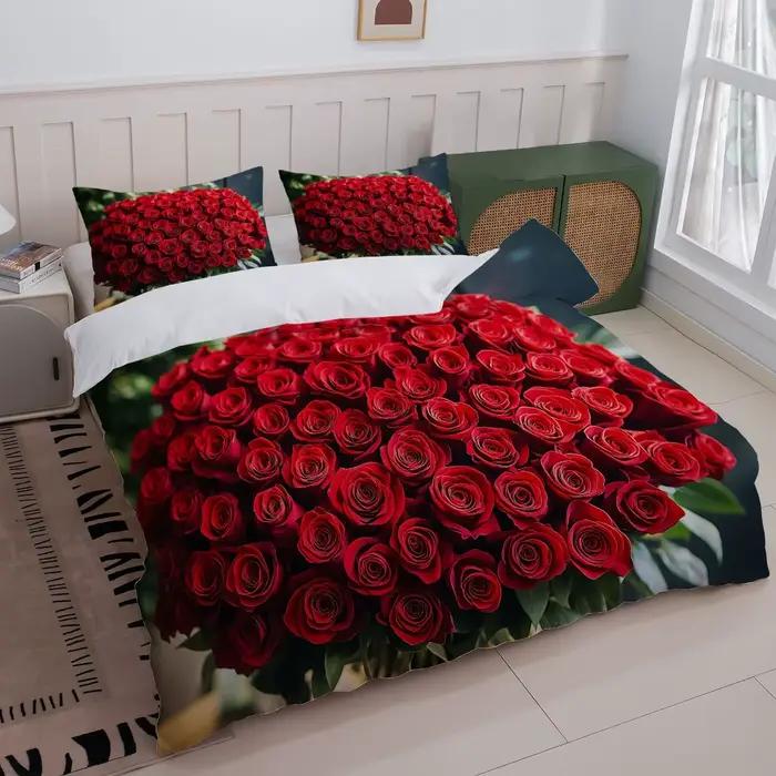 Parure de lit Roses rouges