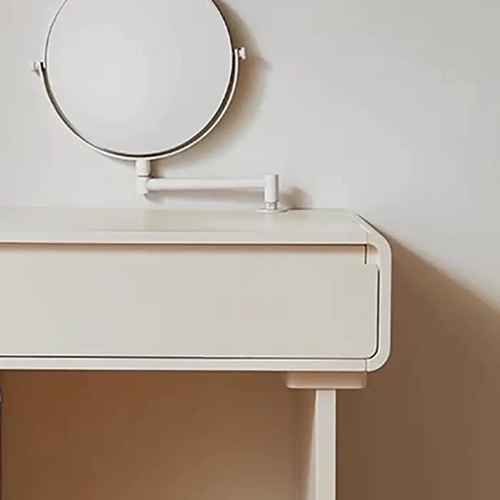 Commodes de chambre modernes blanches avec miroir