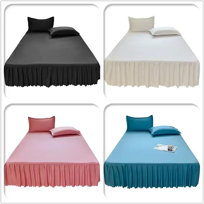 Jupe de lit douce pour adultes et enfants