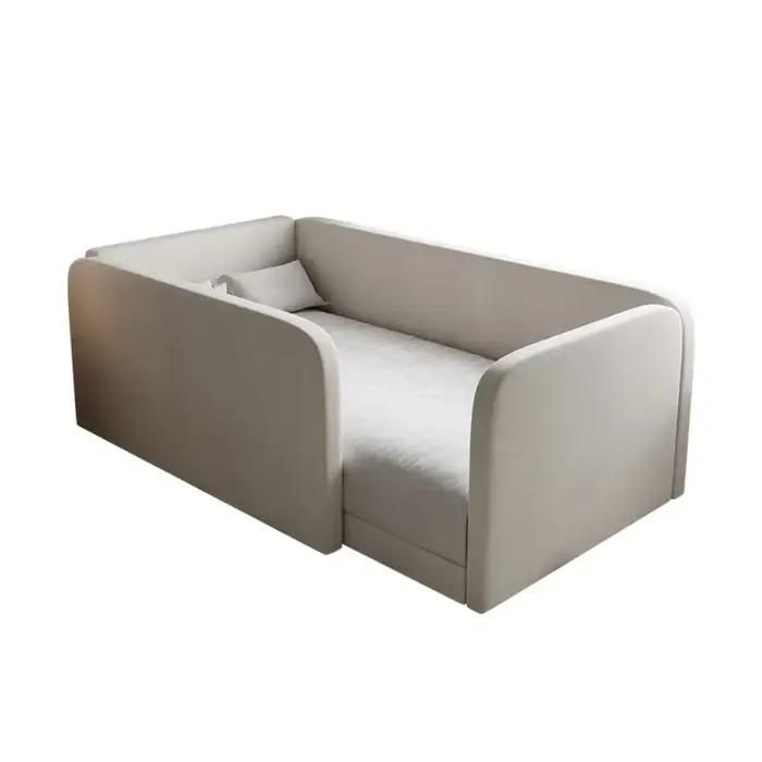 Lits pour adolescentes et enfants, cadres minimalistes, lit moderne de luxe, esthétique, rembourrage, meubles pour la maison
